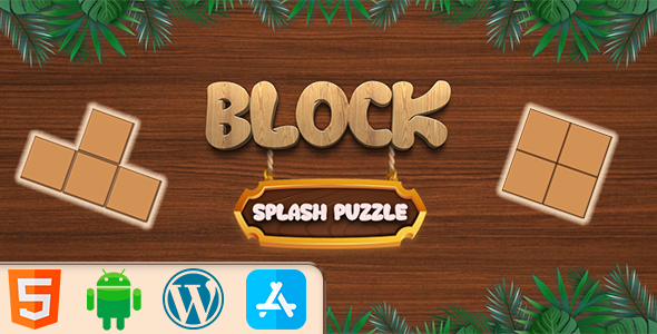 Block Splash Puzzle - HTML5 Construct3 Game - CodeCanyon Item for Sale