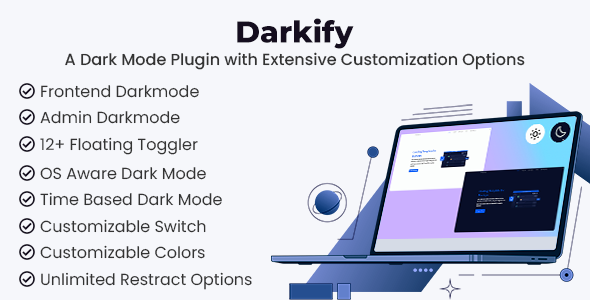 WordPress Dark Mode Plugin - CodeCanyon Item for Sale