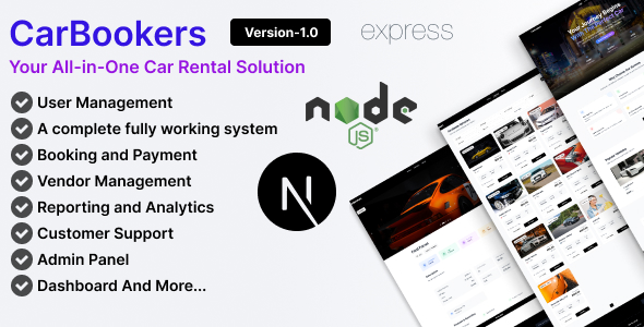 Revolutionizing Multivendor Car Rental and Booking - CodeCanyon Item for Sale