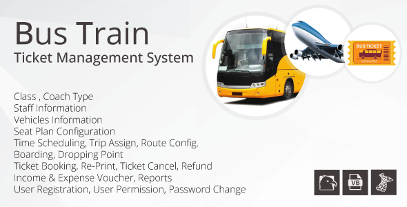 Bus/Train Ticket Management System - CodeCanyon Item for Sale