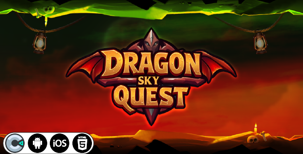 Drago Sky Quest - HTML5 Construct3 Game - CodeCanyon Item for Sale