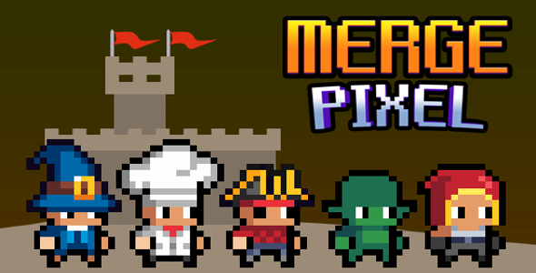 Merge Pixel - HTML5 Game - CodeCanyon Item for Sale