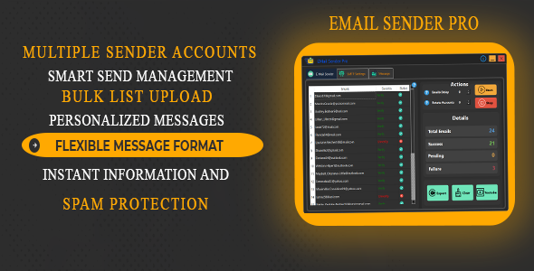 Email Sender Pro - CodeCanyon Item for Sale