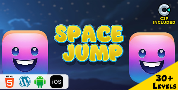 Space Jump HTML5 Construct 3 Game - CodeCanyon Item for Sale