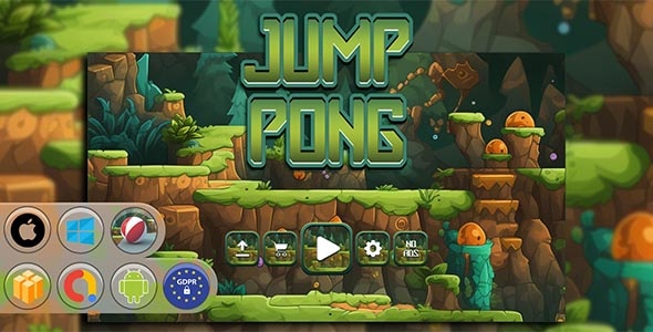 Jump Pong Game Template - CodeCanyon Item for Sale