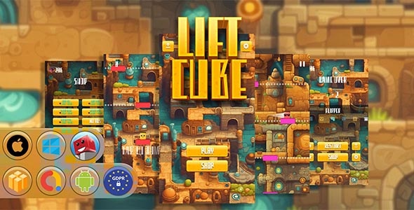 Lift Cube Game Template - CodeCanyon Item for Sale