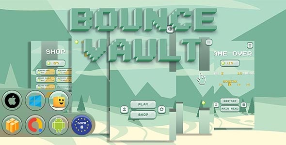Bounce Vault Game Template - CodeCanyon Item for Sale