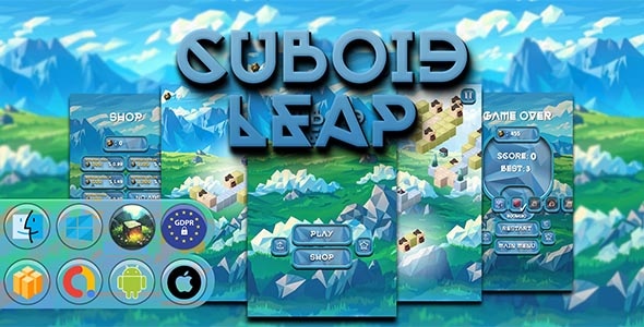 Cuboid Leap Game Template - CodeCanyon Item for Sale