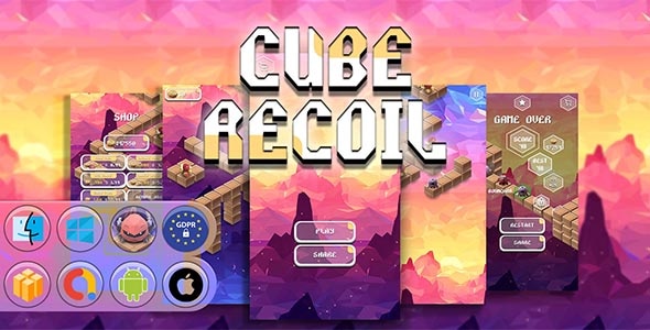 Cube Recoil Game Template - CodeCanyon Item for Sale