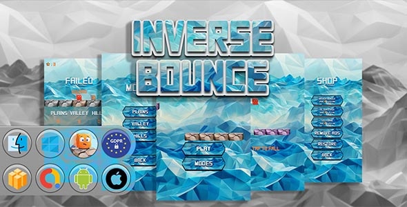 Inverse Bounce Game Template - CodeCanyon Item for Sale
