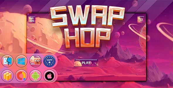 Swap Hop Game Template - CodeCanyon Item for Sale