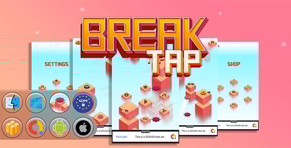 Break Tap Game Template - CodeCanyon Item for Sale
