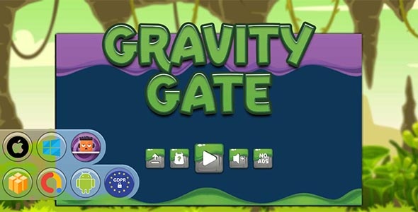 Gravity Gate Game Template - CodeCanyon Item for Sale