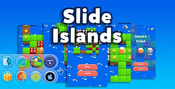 Slide Islands Game Template - CodeCanyon Item for Sale