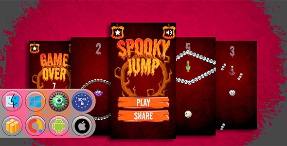Spooky Jump Game Template - CodeCanyon Item for Sale