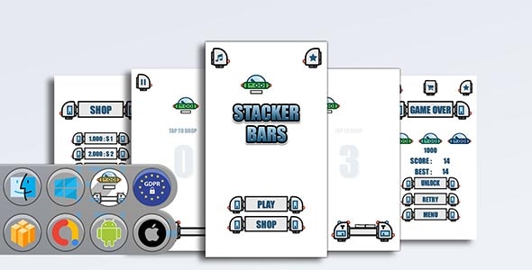 Stacker Bars Game Template - CodeCanyon Item for Sale