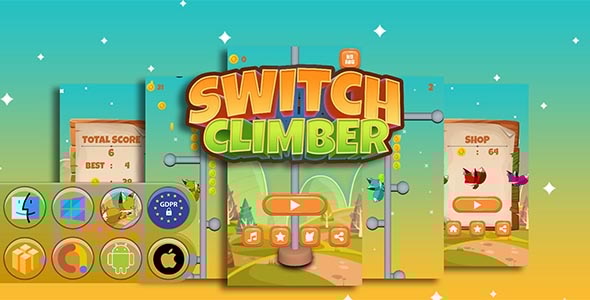 Switch Climber Game Template - CodeCanyon Item for Sale