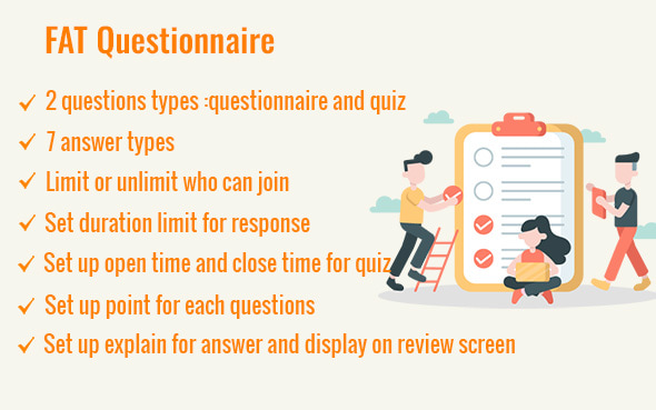 Fat Questionnaire - WordPress plugin solution for survey or quiz - CodeCanyon Item for Sale