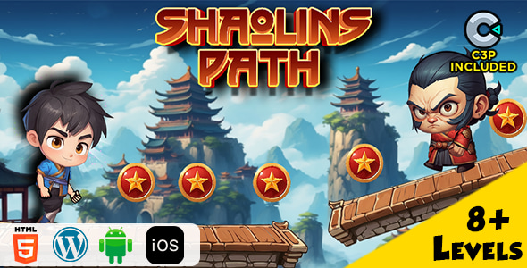 Shaolins Path HTML5 Construct 3 Game - CodeCanyon Item for Sale