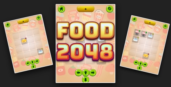 Food 2048 - Cross Platform Puzzle Game - CodeCanyon Item for Sale