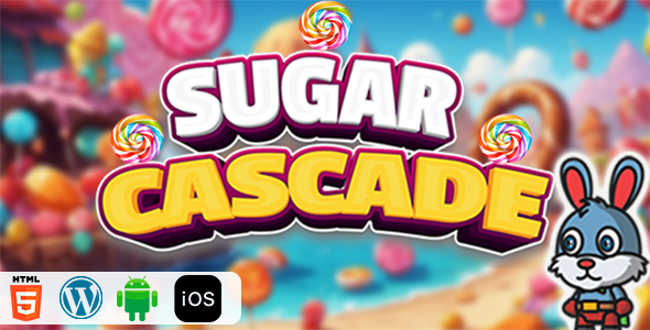 Sugar Cascade - HTML5 Construct3 Game - CodeCanyon Item for Sale
