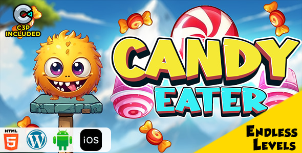 Candy Eater HTML5 Construct 3 Game - CodeCanyon Item for Sale