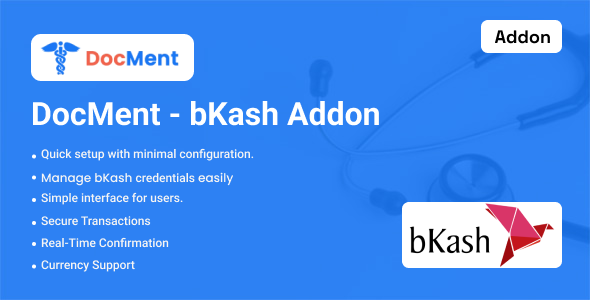 bKash Addon for DocMent - CodeCanyon Item for Sale