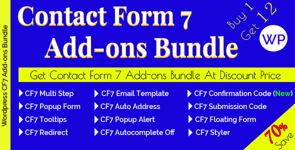 Contact Form 7 Add-ons Bundle - CodeCanyon Item for Sale