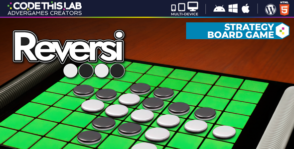 HTML5 Reversi - HTML5 Game - CodeCanyon Item for Sale