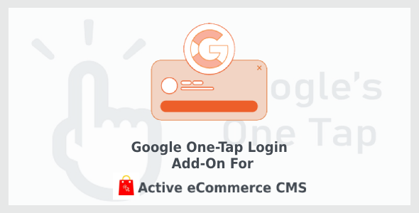 Google One-Tap Login Add-on for Active eCommerce CMS - CodeCanyon Item for Sale