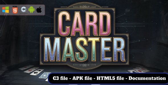 Card Master - Card Game - HTML5, Construct 3 - CodeCanyon Item for Sale