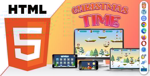 Christmas Time Game ( HTML5 ) Christmas Game - CodeCanyon Item for Sale