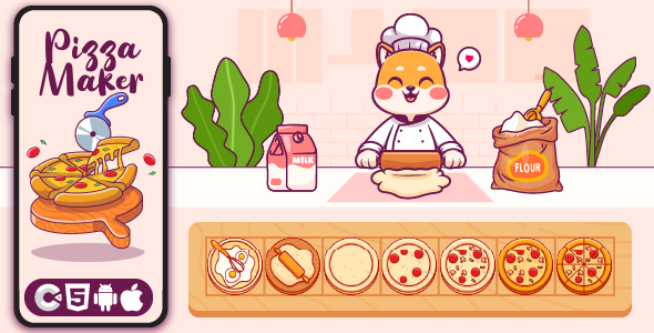 Pizza Maker - HTML5 Game, Construct 3 - CodeCanyon Item for Sale