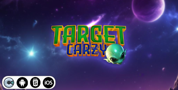 Target Crazy Alien - HTML5 Construct3 Game - CodeCanyon Item for Sale