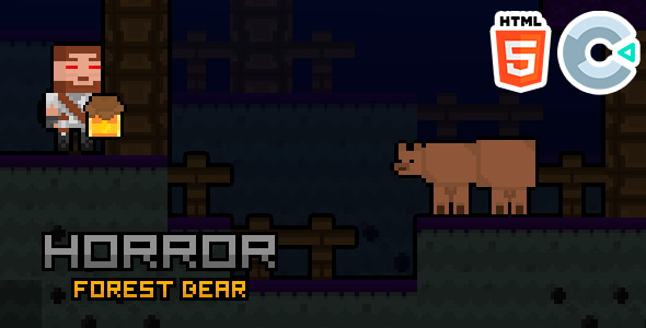 Horror Forest Bear - HTML5 Game - Construct 3 - CodeCanyon Item for Sale