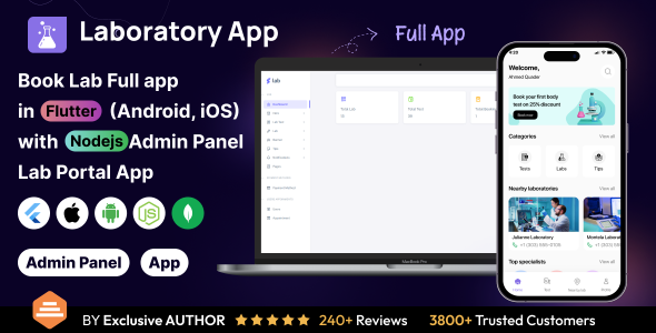 Pathology: Book Lab Testing Full App in Flutter with Node.js Backend ...