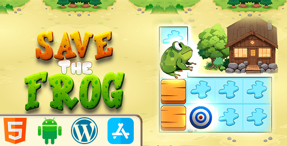 Save the Frog - HTML5 Construct3 Game - CodeCanyon Item for Sale