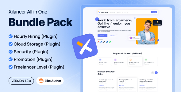 Xilancer Bundle – Freelancer Marketplace Platform with Services & Projects - CodeCanyon Item for Sale