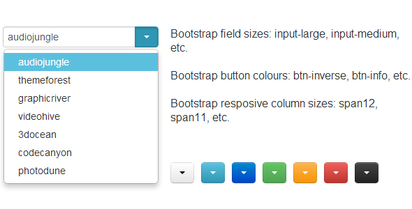 Custom Select for Twitter Bootstrap 2 - CodeCanyon Item for Sale