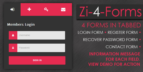 Zi-4-Forms - CodeCanyon Item for Sale