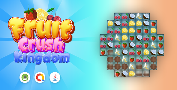 Fruit Crush Kingdom Game - The Ultimate Juicy Match-3 Adventure Game, AdMob Ads - CodeCanyon Item for Sale
