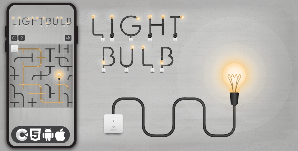 Light Bulb - HTML5 Game, Construct 3 - CodeCanyon Item for Sale