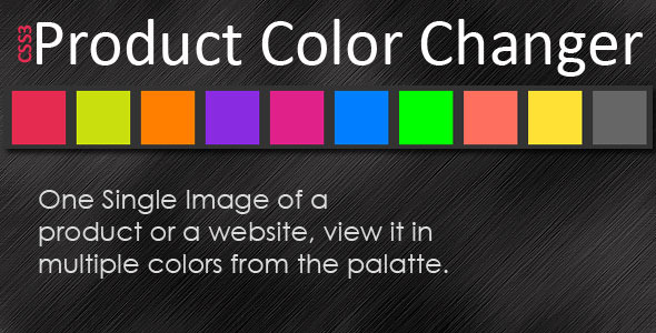 CSS3 Product Color Changer - CodeCanyon Item for Sale