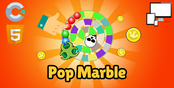 Pop Marble - Construct 3 - HTML5 - CodeCanyon Item for Sale