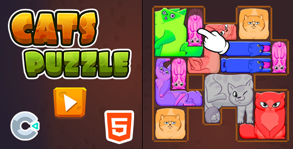 Cats Puzzle - Html5 (Construct3) - CodeCanyon Item for Sale