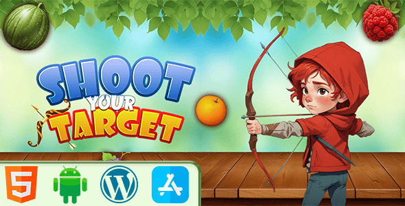 Shoot Your Target - HTML5 Construct3 Game - CodeCanyon Item for Sale