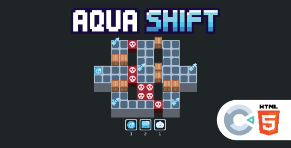 Aqua Shift - HTML5 - Construct 3 - CodeCanyon Item for Sale