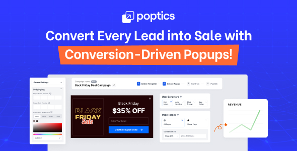 AI Powered Popup Plugin for WordPress - Poptics Pro - CodeCanyon Item for Sale