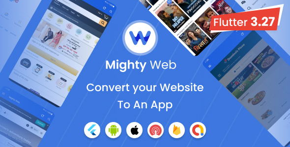 Mighty Web Webview: Web to App Convertor(Flutter + Admin Panel) by ...