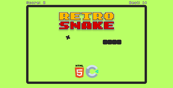 Retro Snake - Construct3 - HTML - CodeCanyon Item for Sale